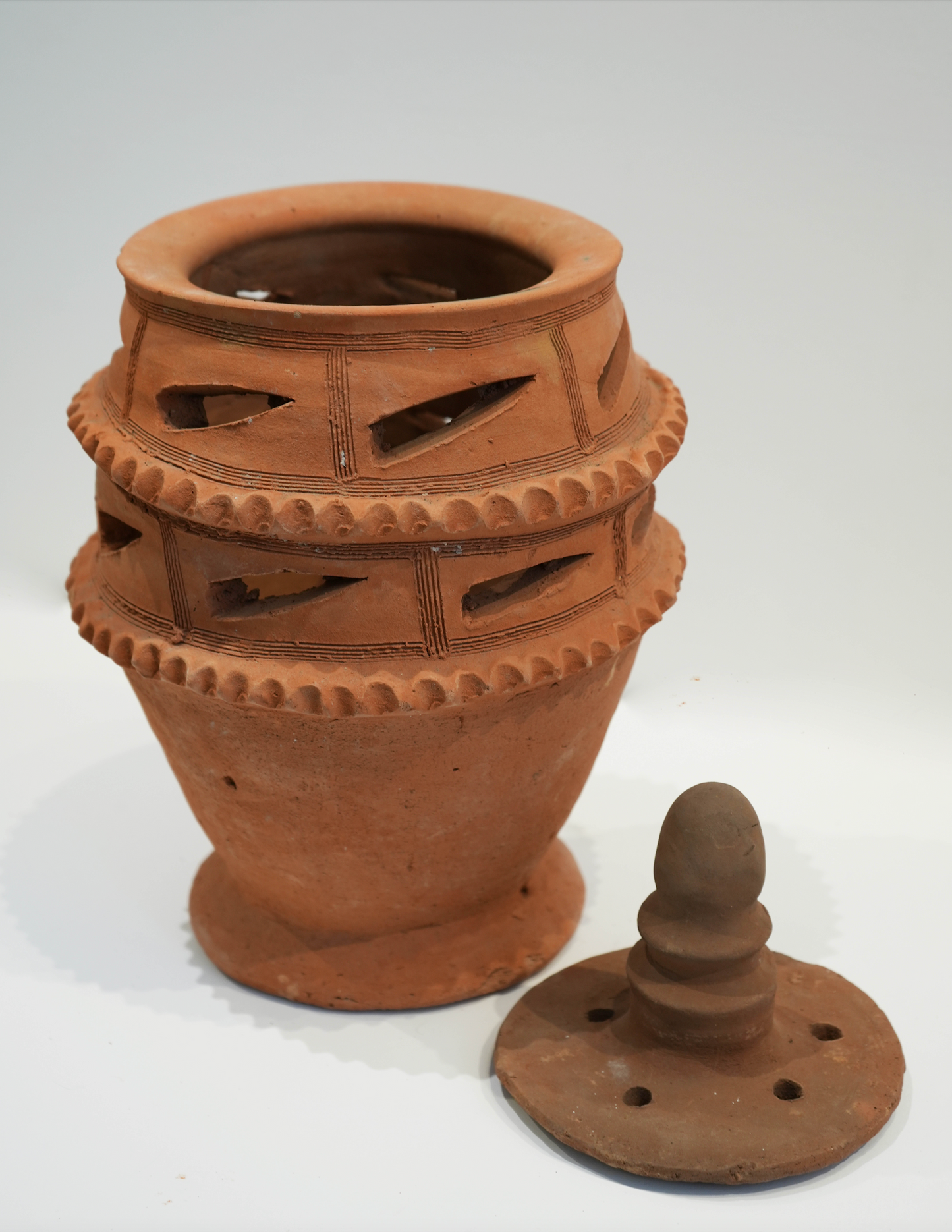 Large Clay Incense Burner