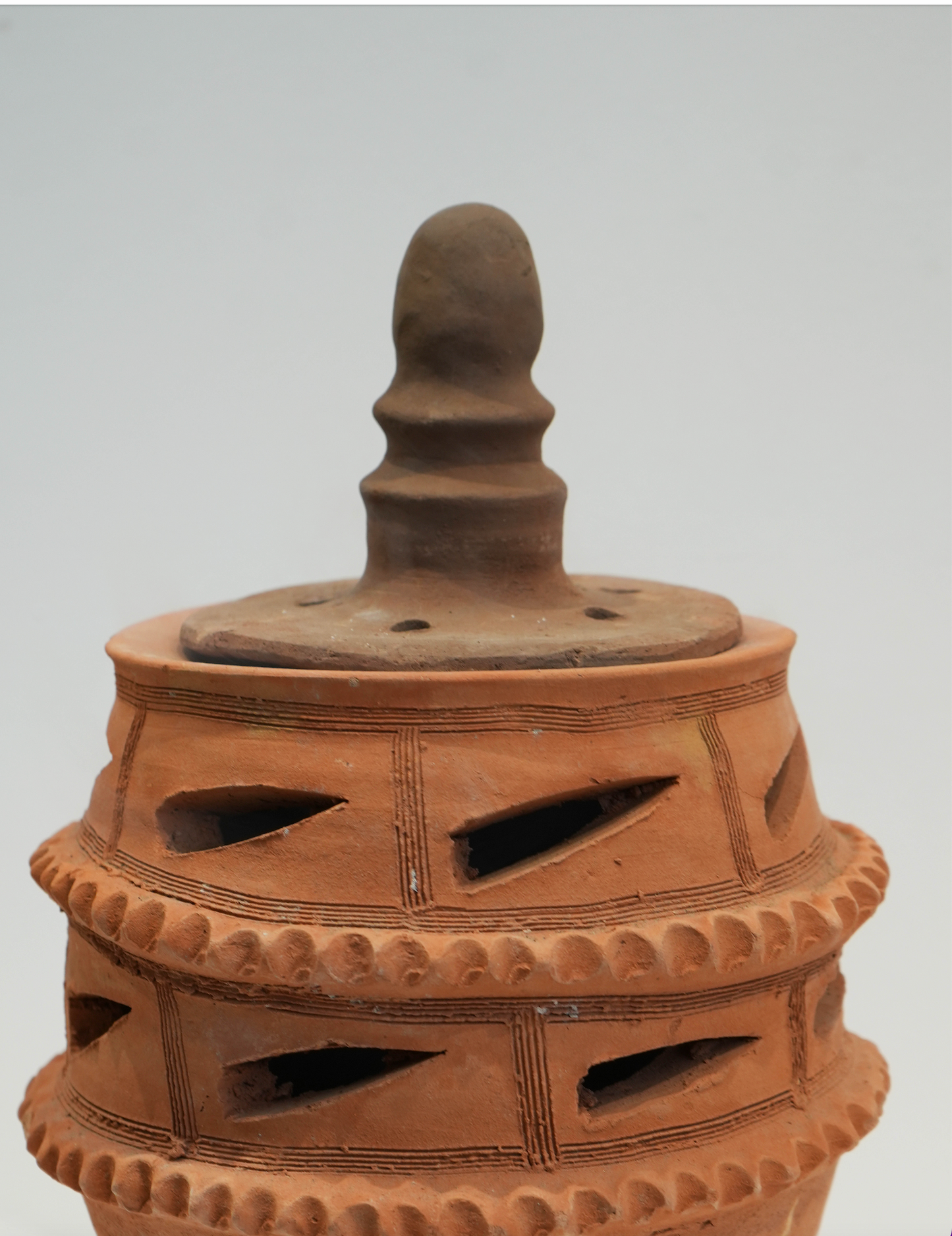 Large Clay Incense Burner