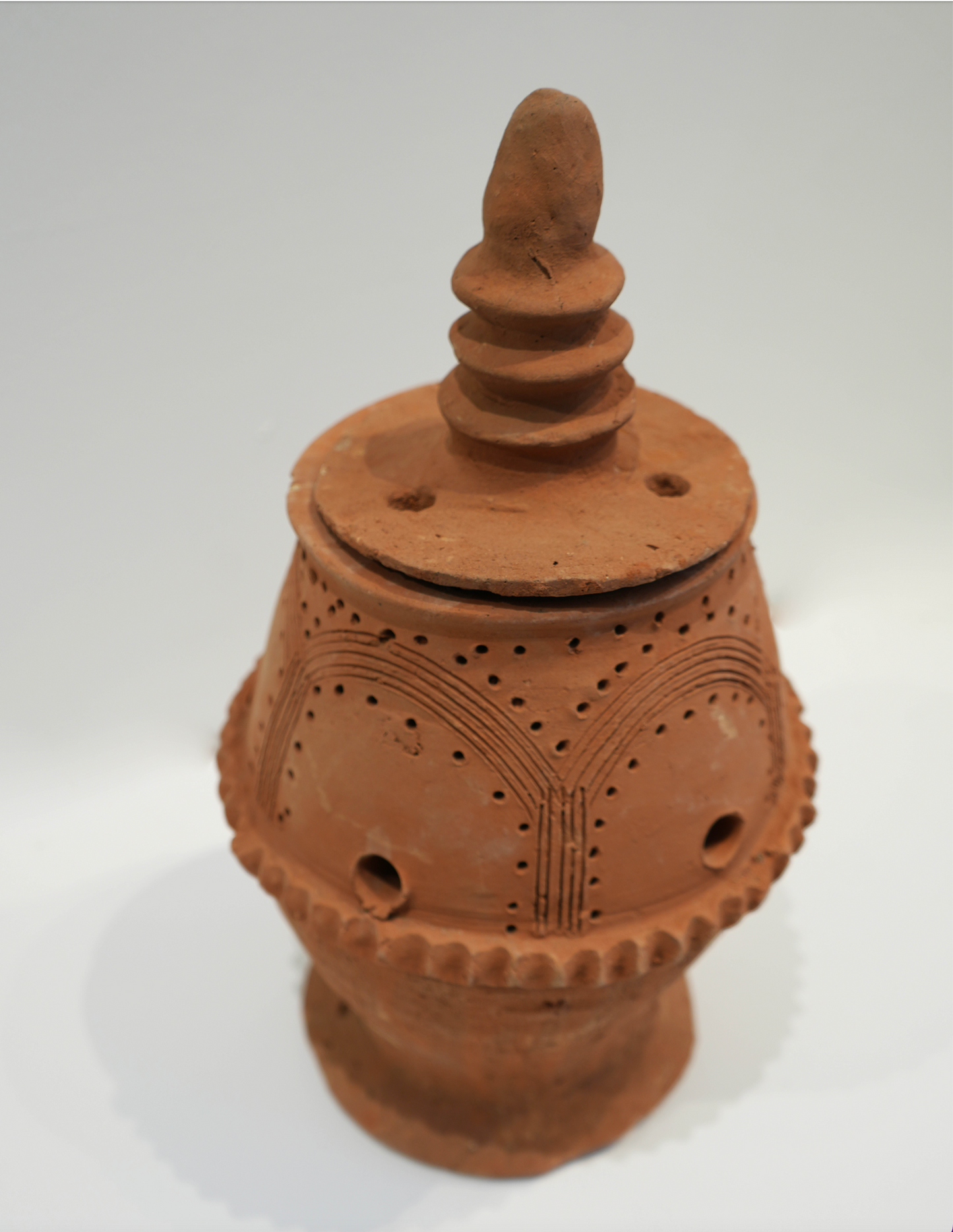 Large Clay Incense Burner