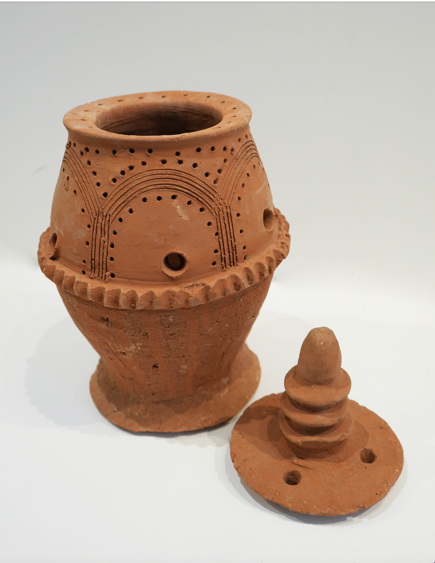 Large Clay Incense Burner