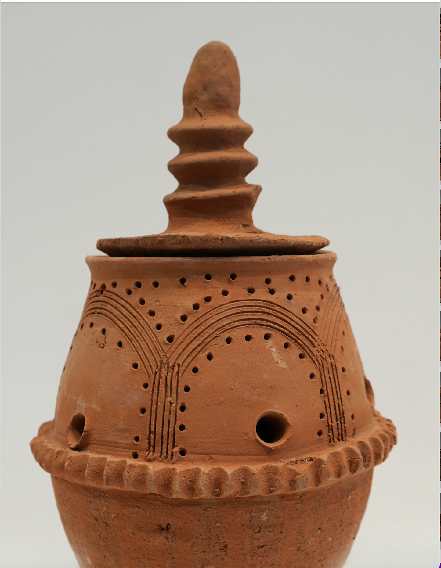 Large Clay Incense Burner