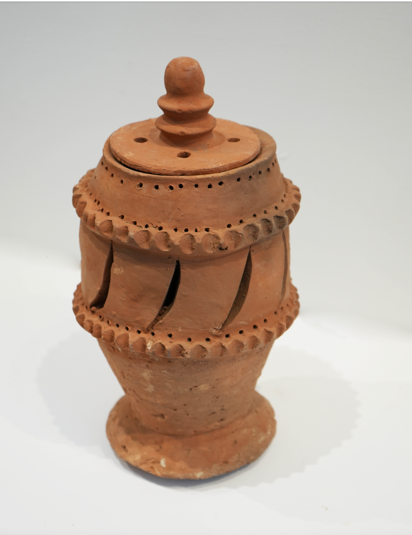 Large Clay Incense Burner