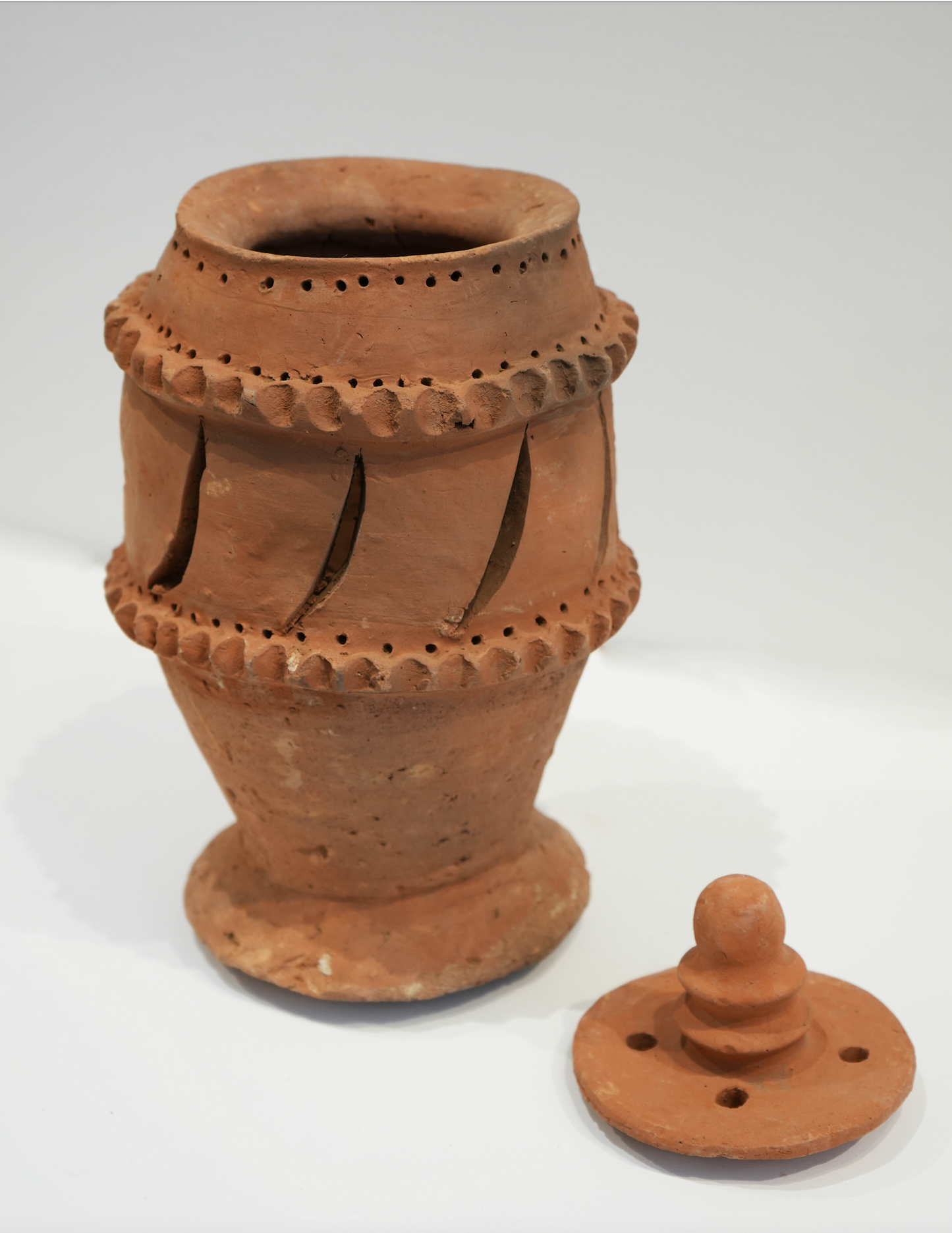 Large Clay Incense Burner