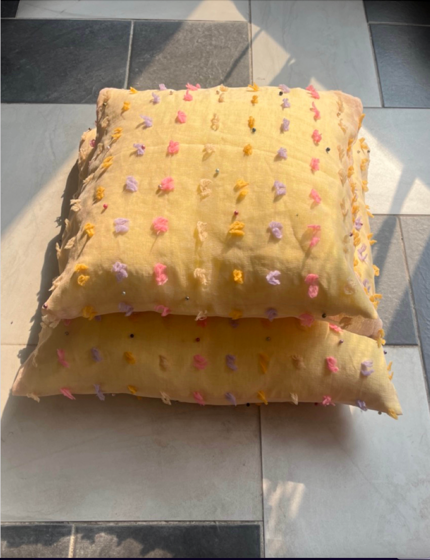 Large Yellow Pillow