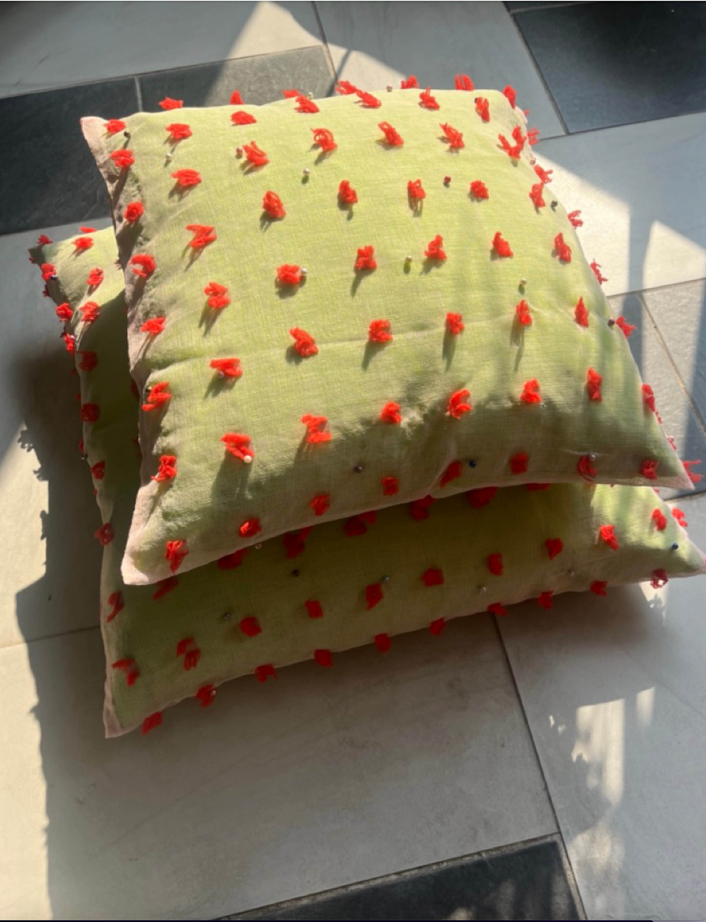 Small Green Pillow