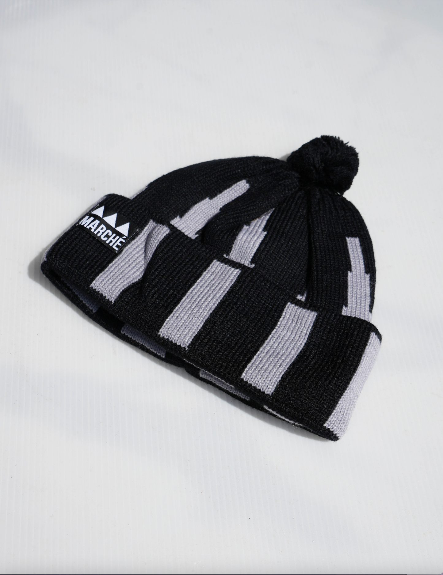 Marché Senegalese Beanie - Black /Gray