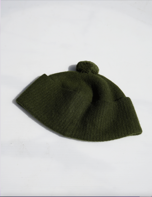 Wool Beanie- Olive