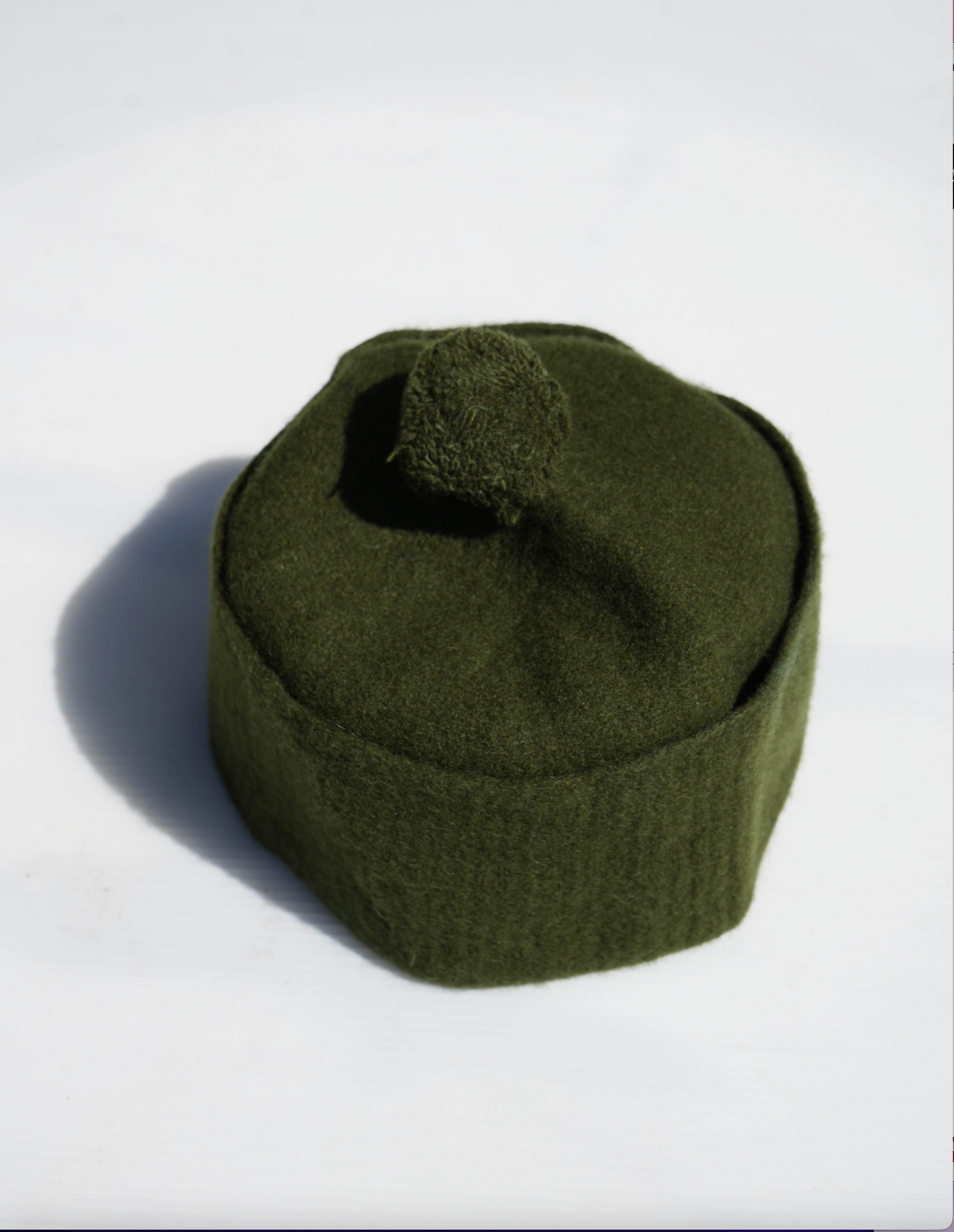 Wool Beanie- Olive