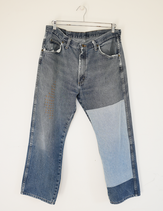 36W DENIM Wrangler/DENIM Patch Workwear Jeans