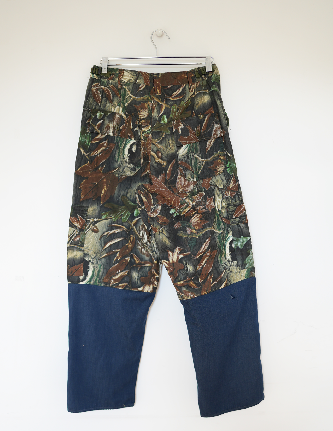 38w Camo Print/ Denim Cargo Pants