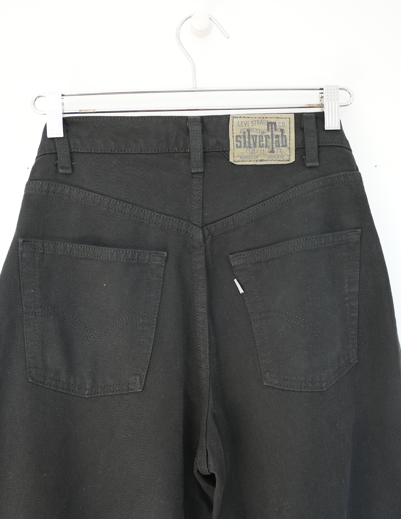 30w True Black Denim/ Silver O-Ring Hoochie Daddie Jeans