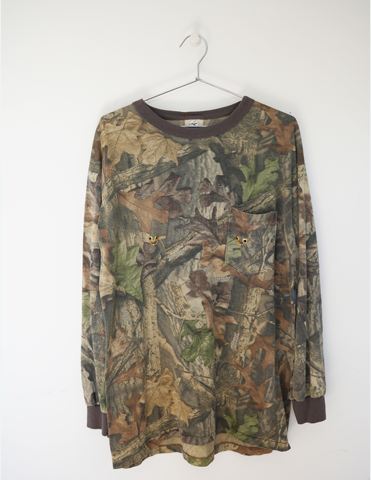 XL Camo Long-Sleeve Tittie Tee