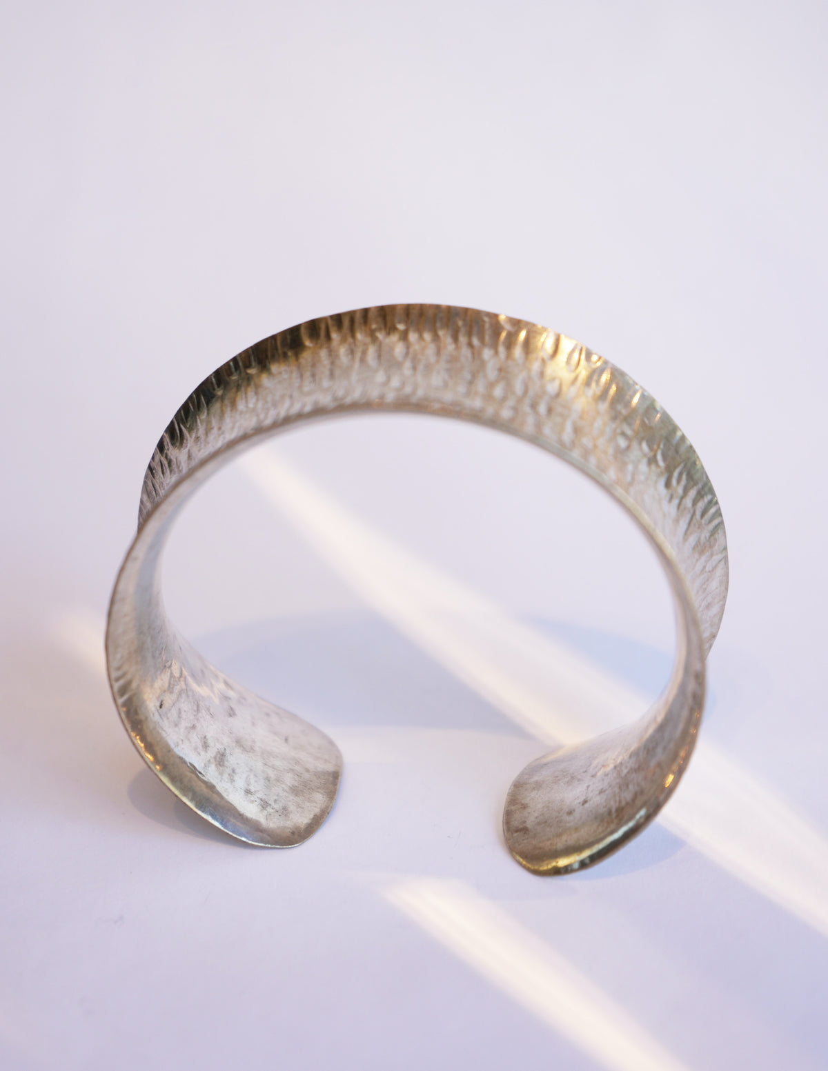 Flared Silver Cuffs