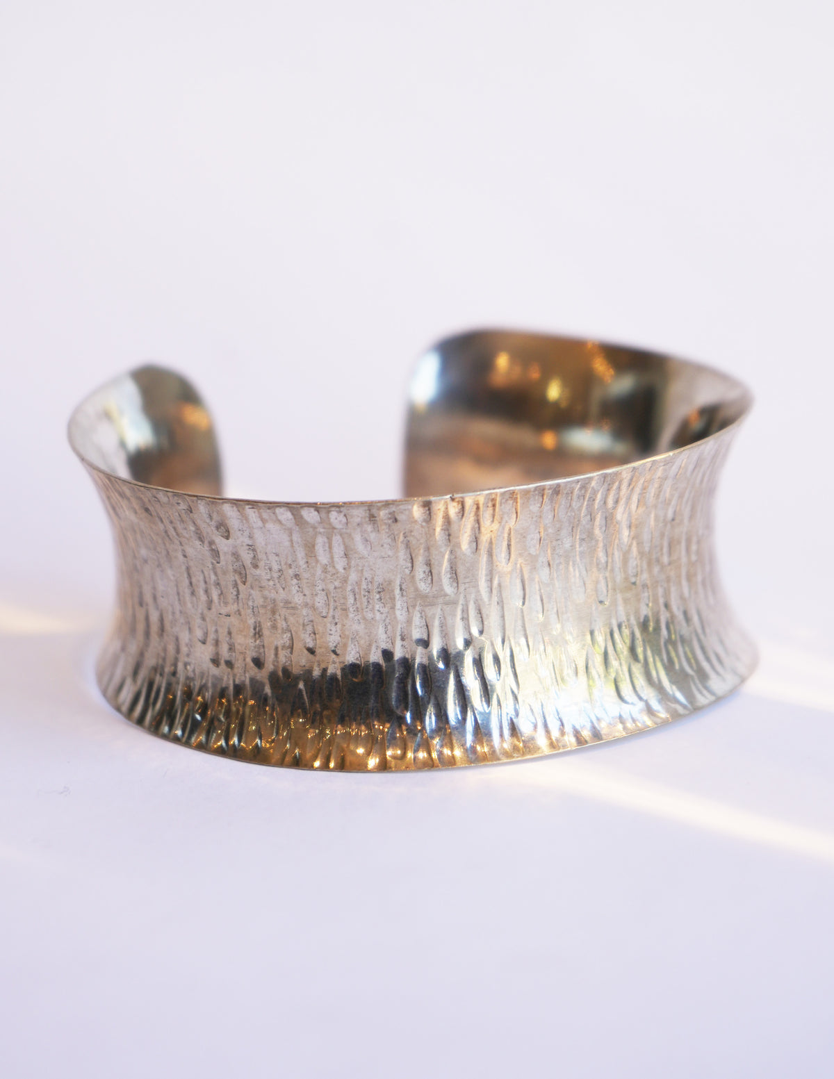 Flared Silver Cuffs