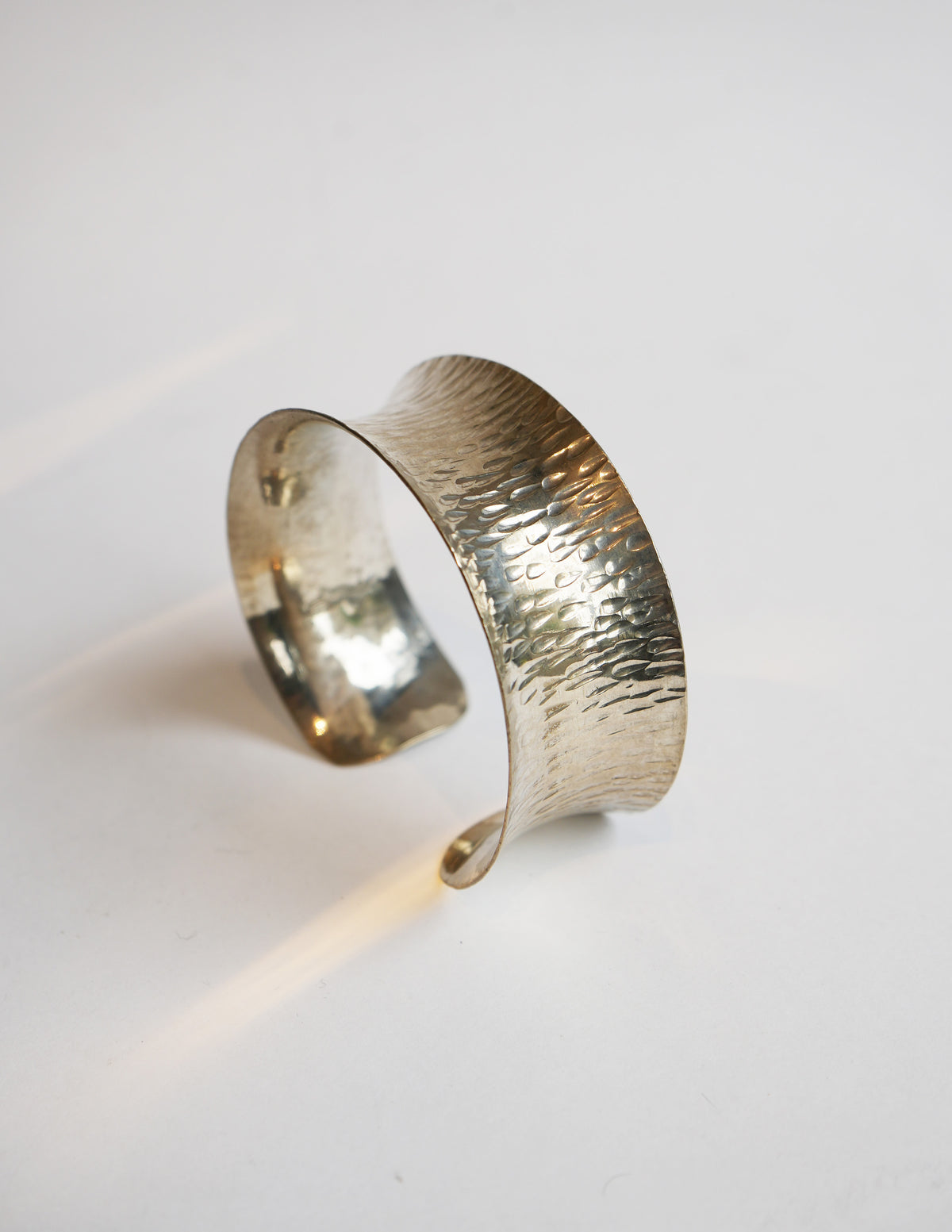 Flared Silver Cuffs