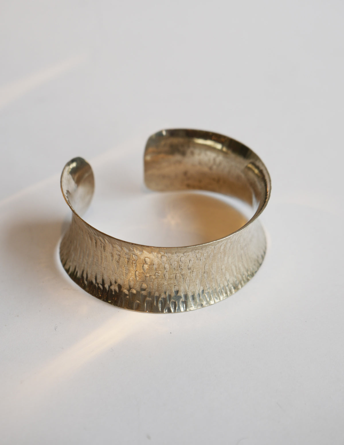 Flared Silver Cuffs