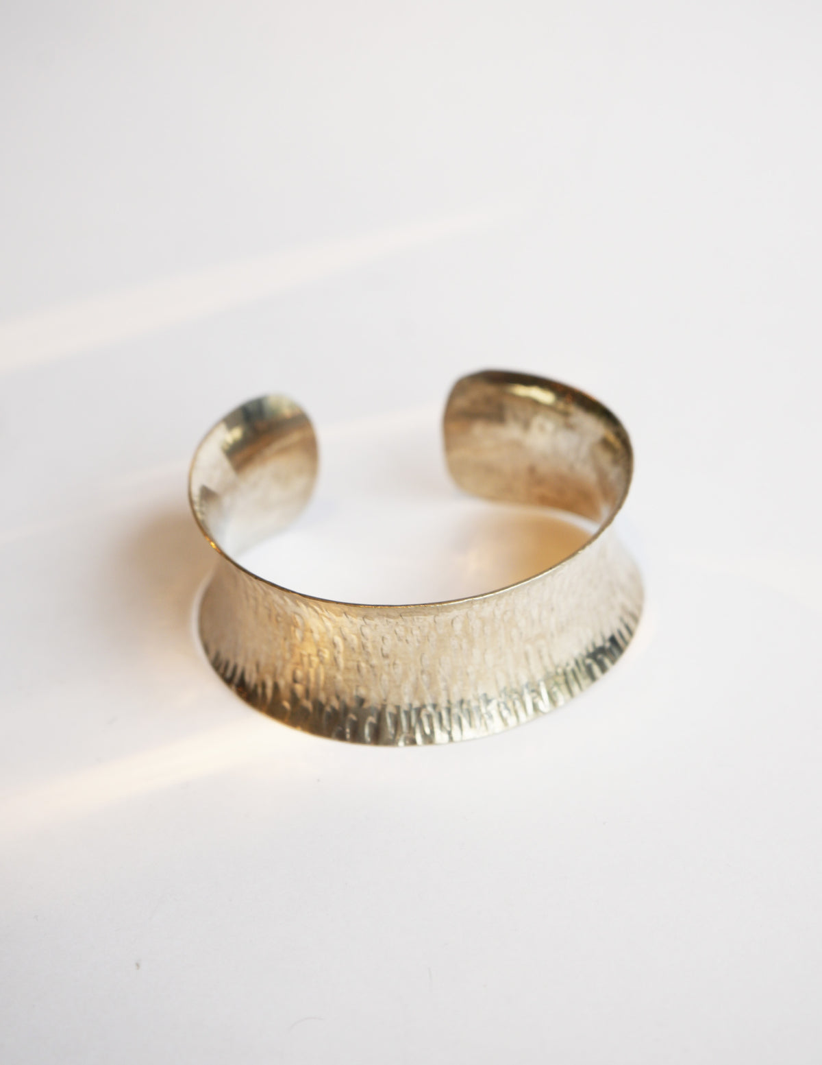 Flared Silver Cuffs