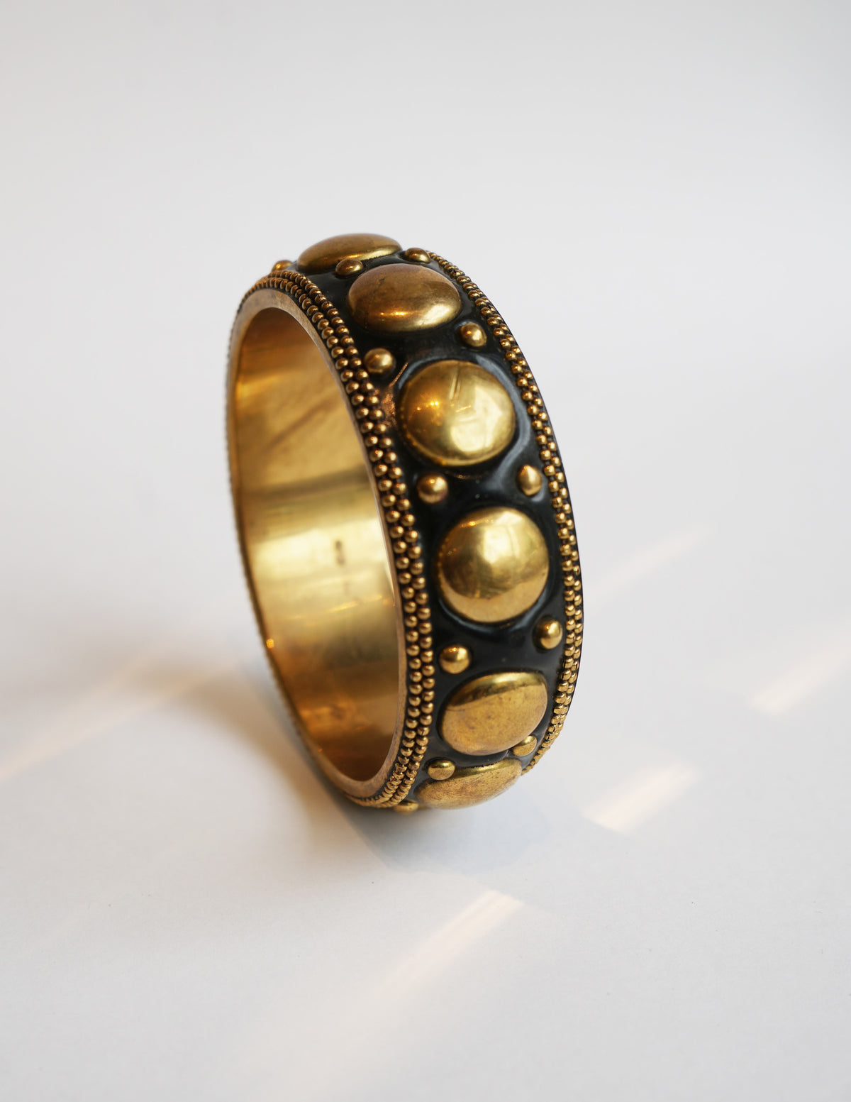 Studded Mixed Metal Cuff - Vintage / Used (Copy)