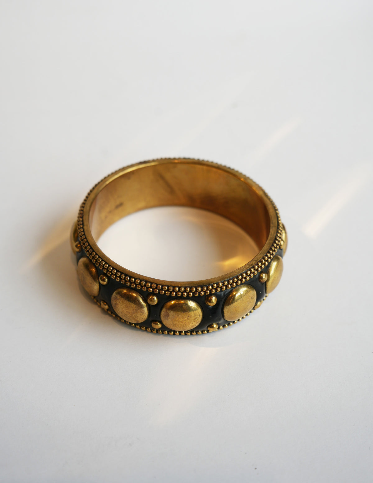 Studded Mixed Metal Cuff - Vintage / Used (Copy)