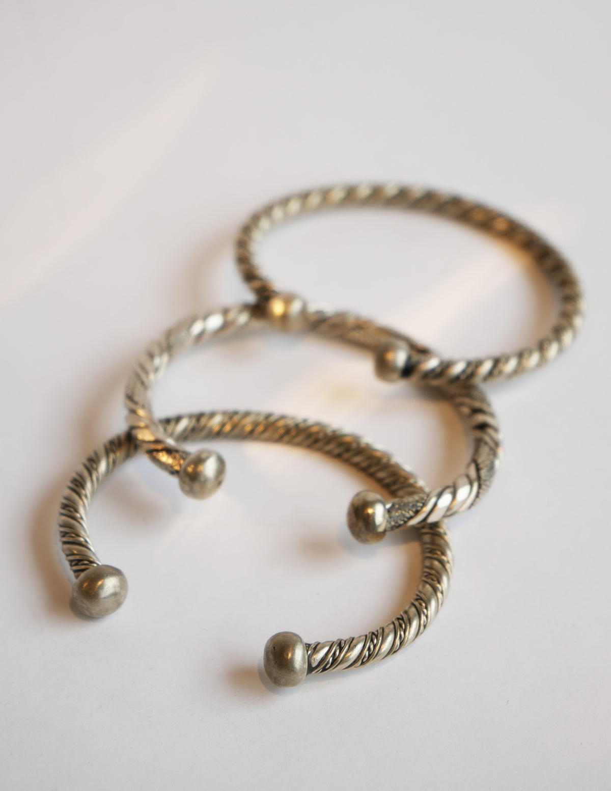 Twisted Silver Cuffs