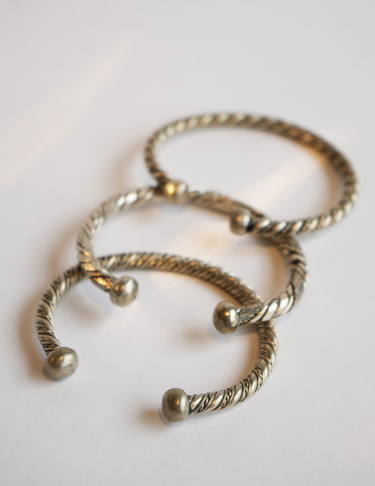 Twisted Silver Cuffs