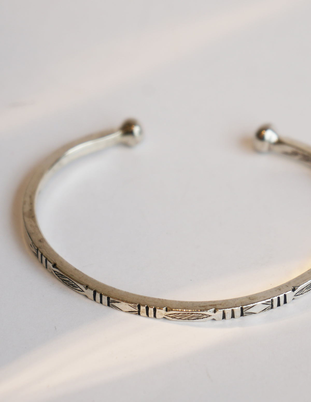 Tuareg Silver Cuff Bracelet