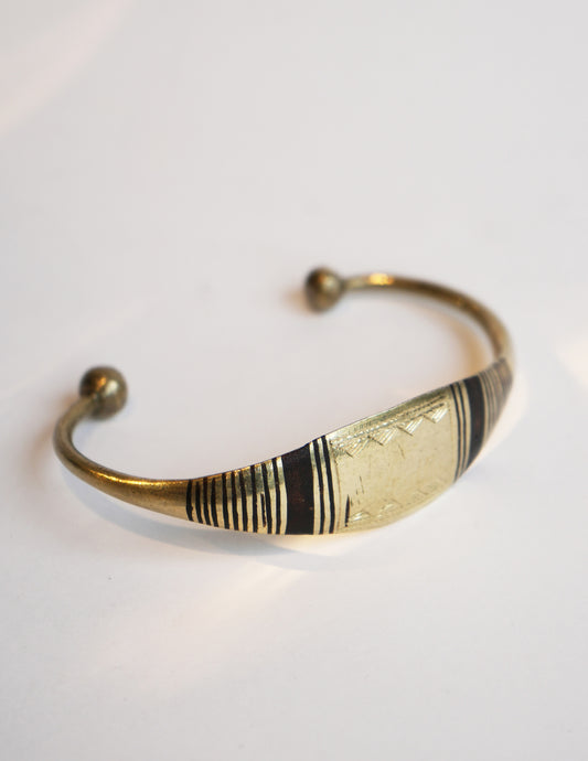 Tuareg Madayya Cuff - Brass