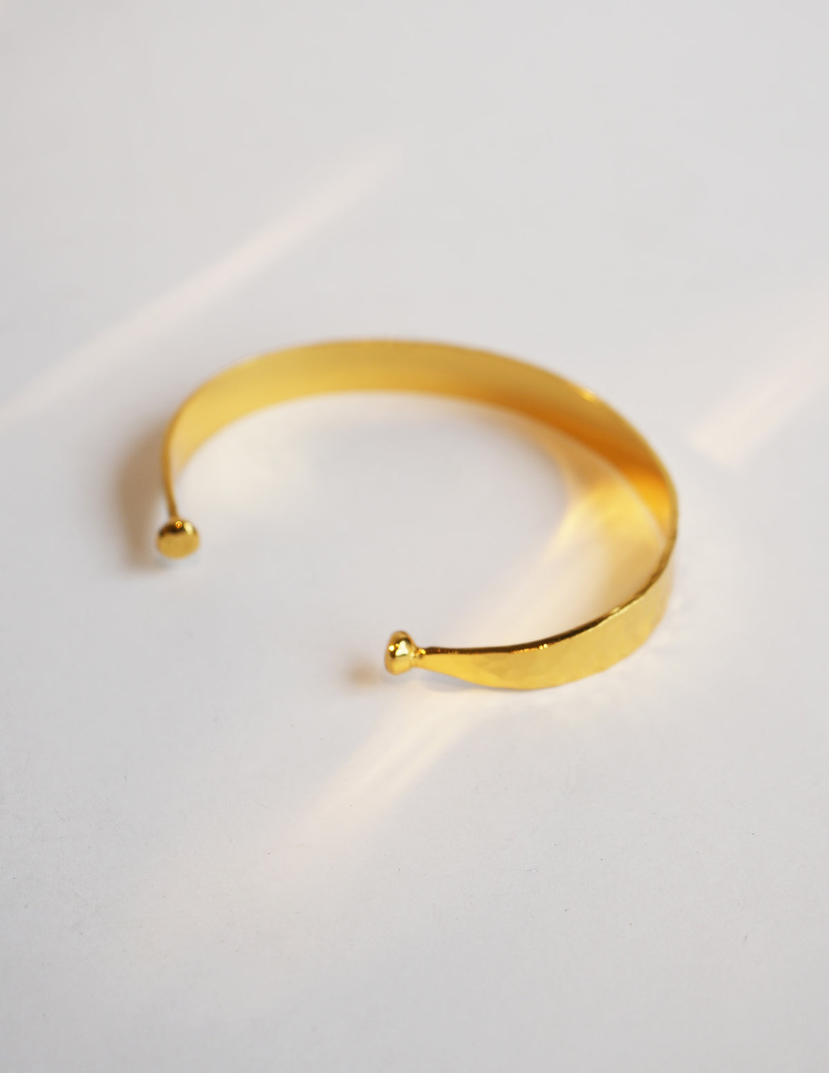 Atlas Gold Plated Brass Cuffs