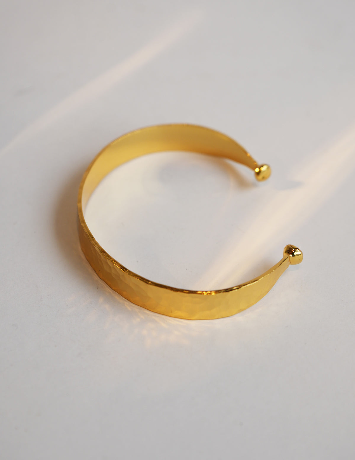 Atlas Gold Plated Brass Cuffs