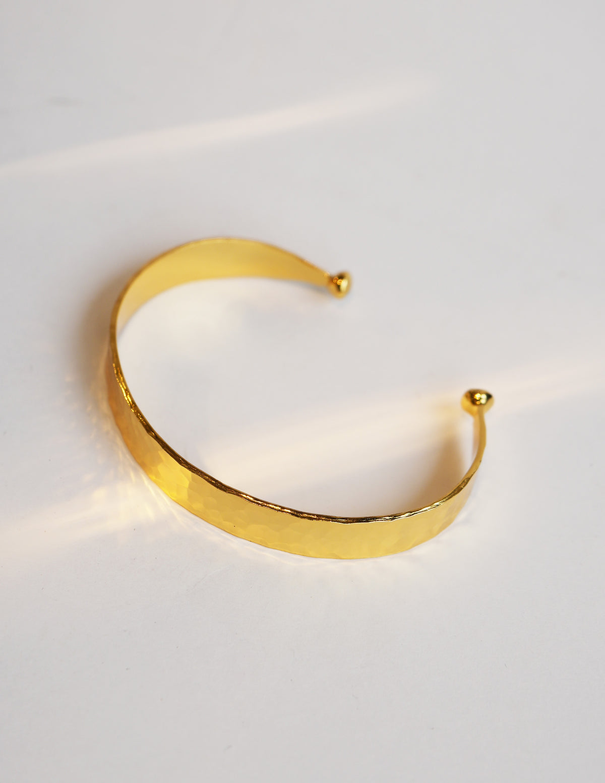 Atlas Gold Plated Brass Cuffs