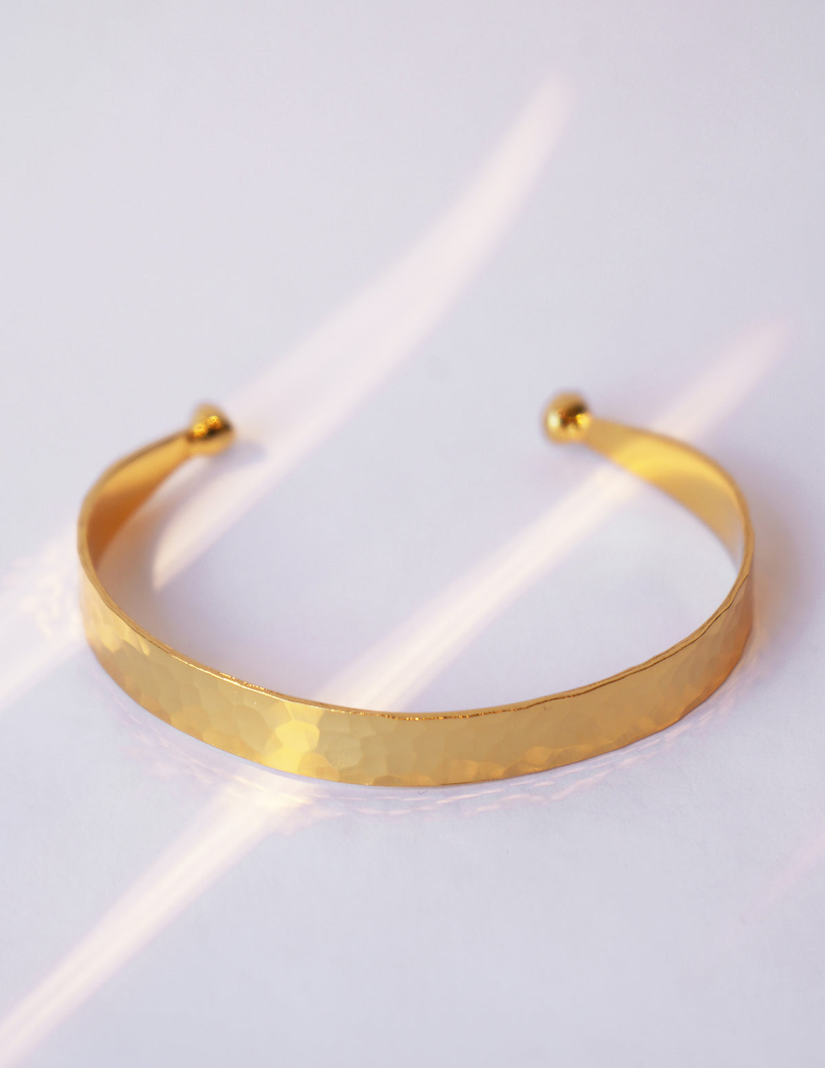 Atlas Gold Plated Brass Cuffs