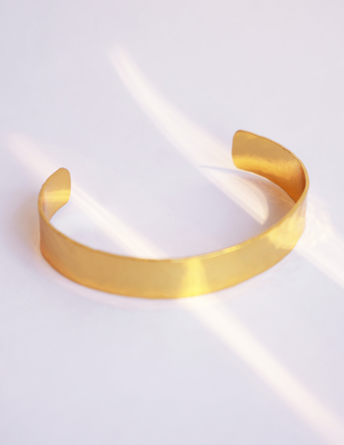 Atlas Gold Plated Brass Cuffs