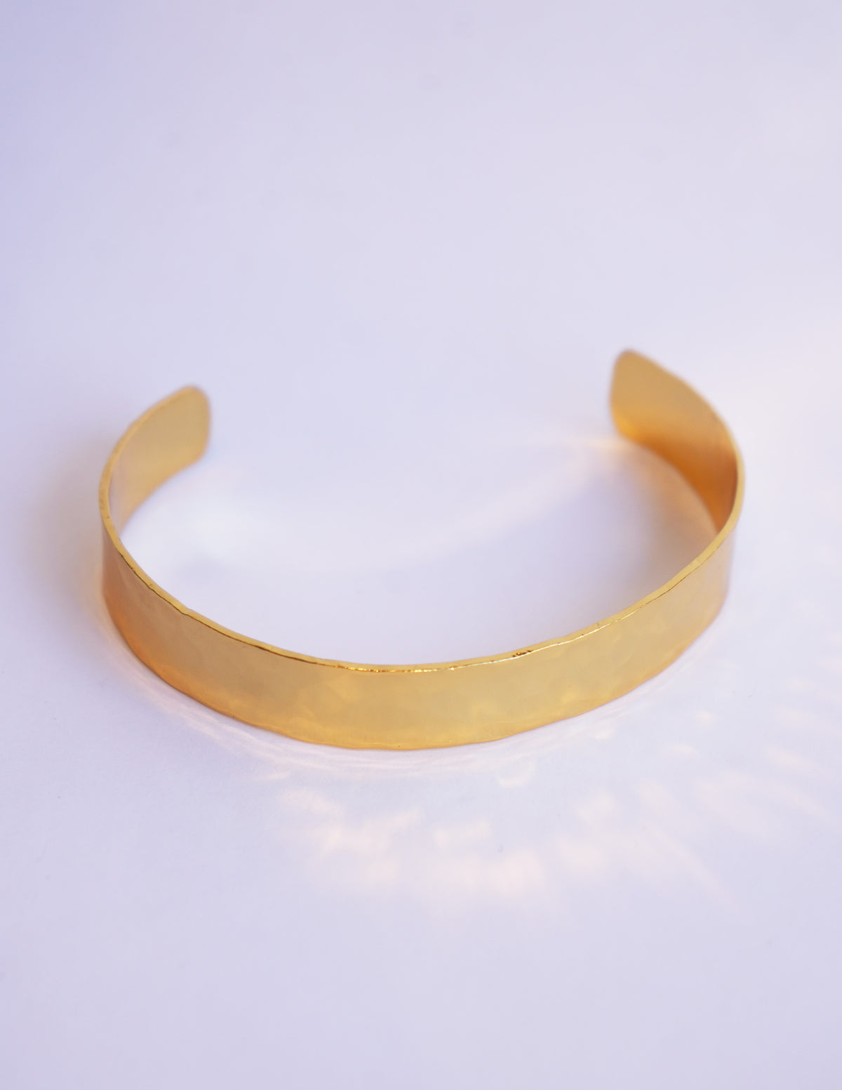 Atlas Gold Plated Brass Cuffs