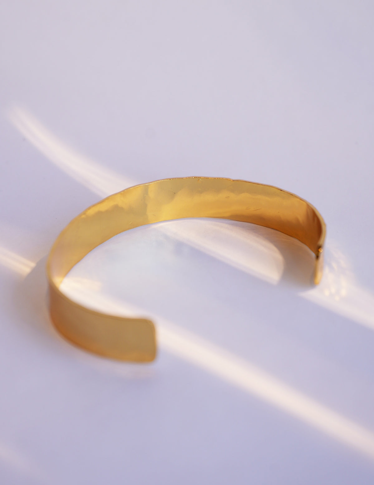 Atlas Gold Plated Brass Cuffs
