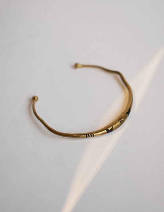 Tuareg Fanna Cuff - Brass