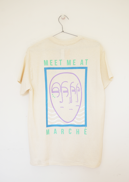 Meet Me at Marche Tee Beige