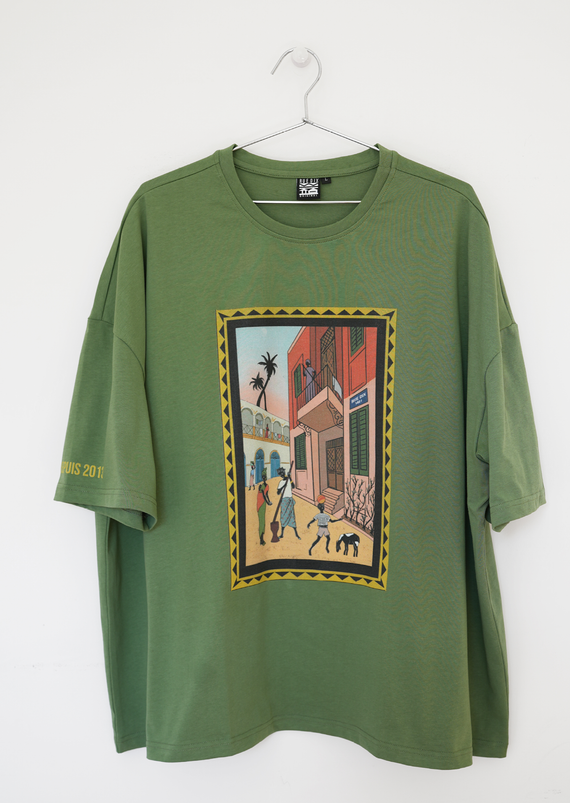 Rue Dix Maison Special Vintage Green Tee
