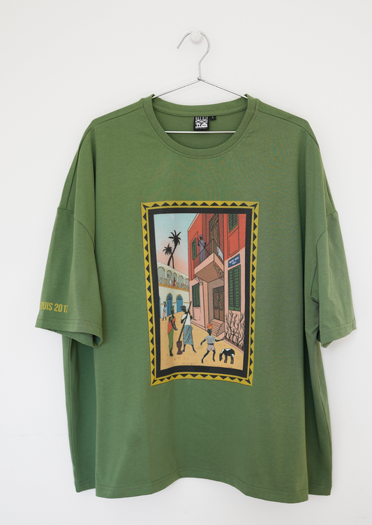 Rue Dix Maison Special Vintage Green Tee