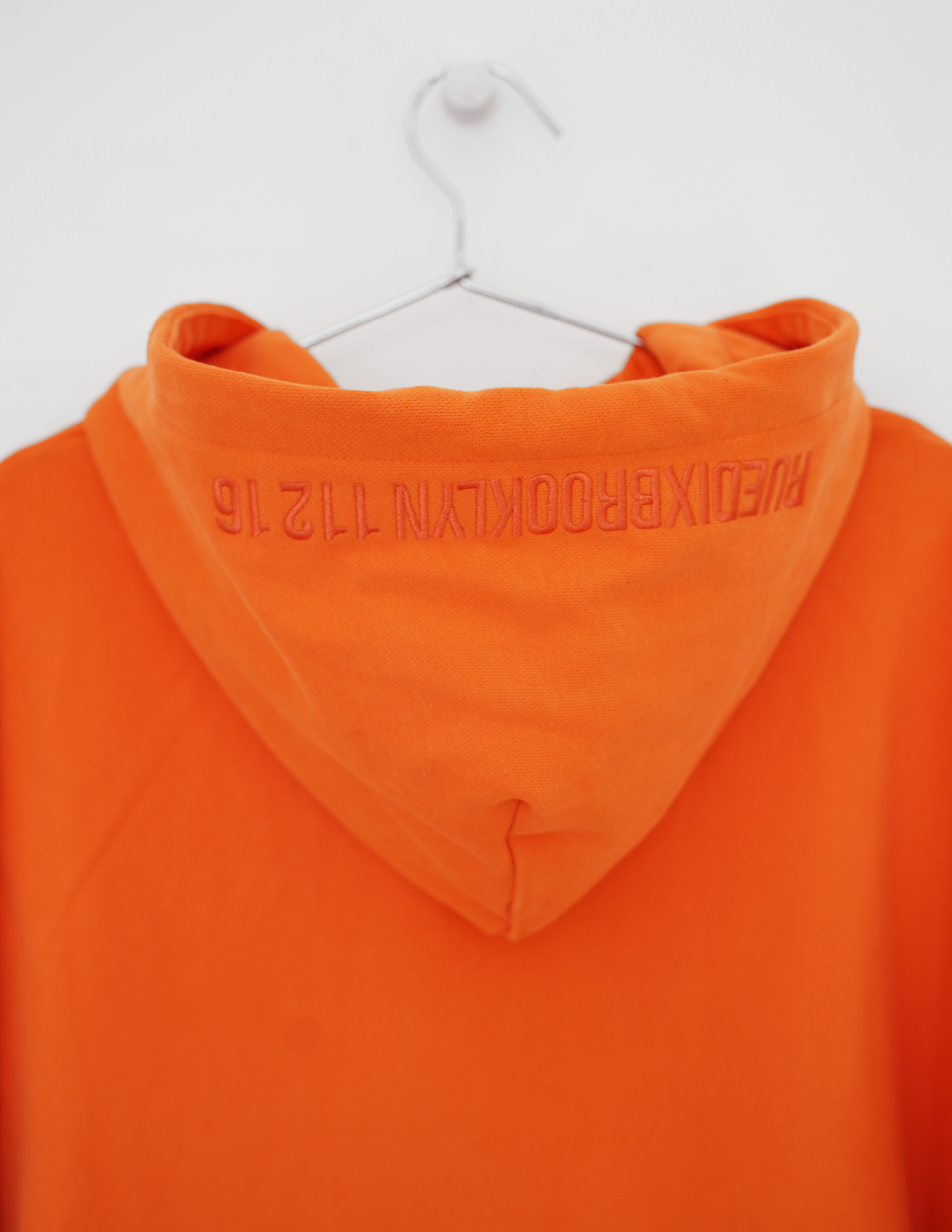 Orange Oversized Rue Dix Hoodie