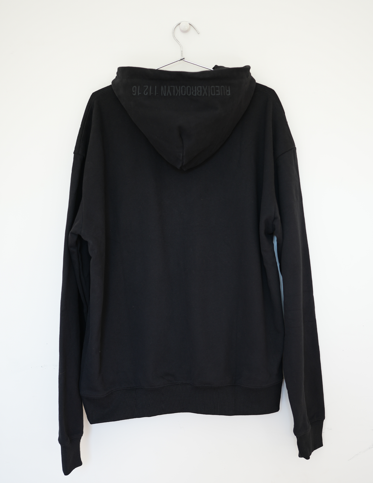 Black Oversized Rue Dix Hoodie