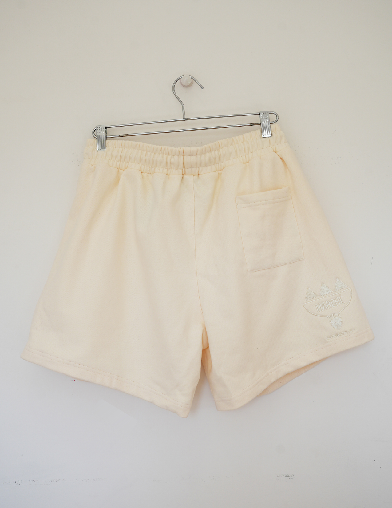 Cream Oversized Rue Dix Shorts