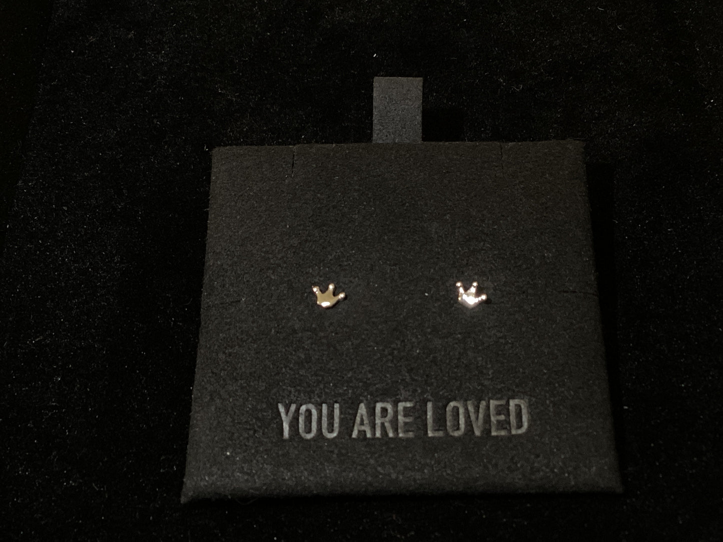 Crown ss studs small