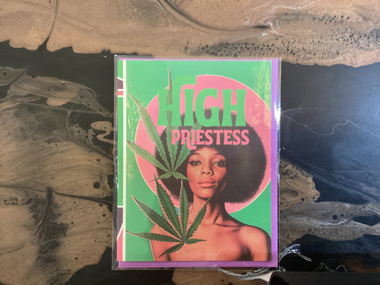 HIGH PRIESTESS greeting card