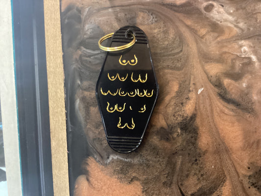 Boob Keychain