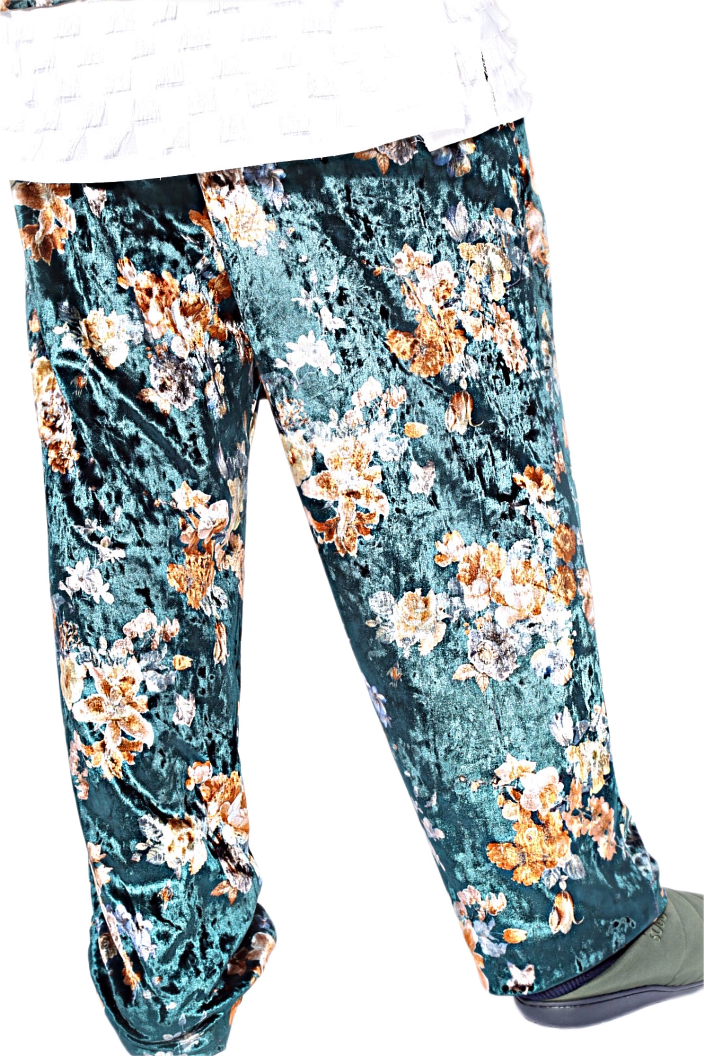 Pere Khouma Floral Velour Joggers