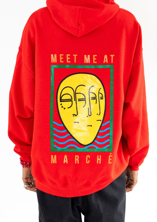 Meet Me at Marche Sweatshirt Red