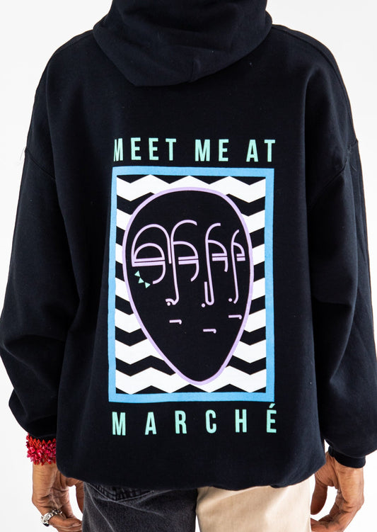 Meet Me at Marche Sweatshirt Black