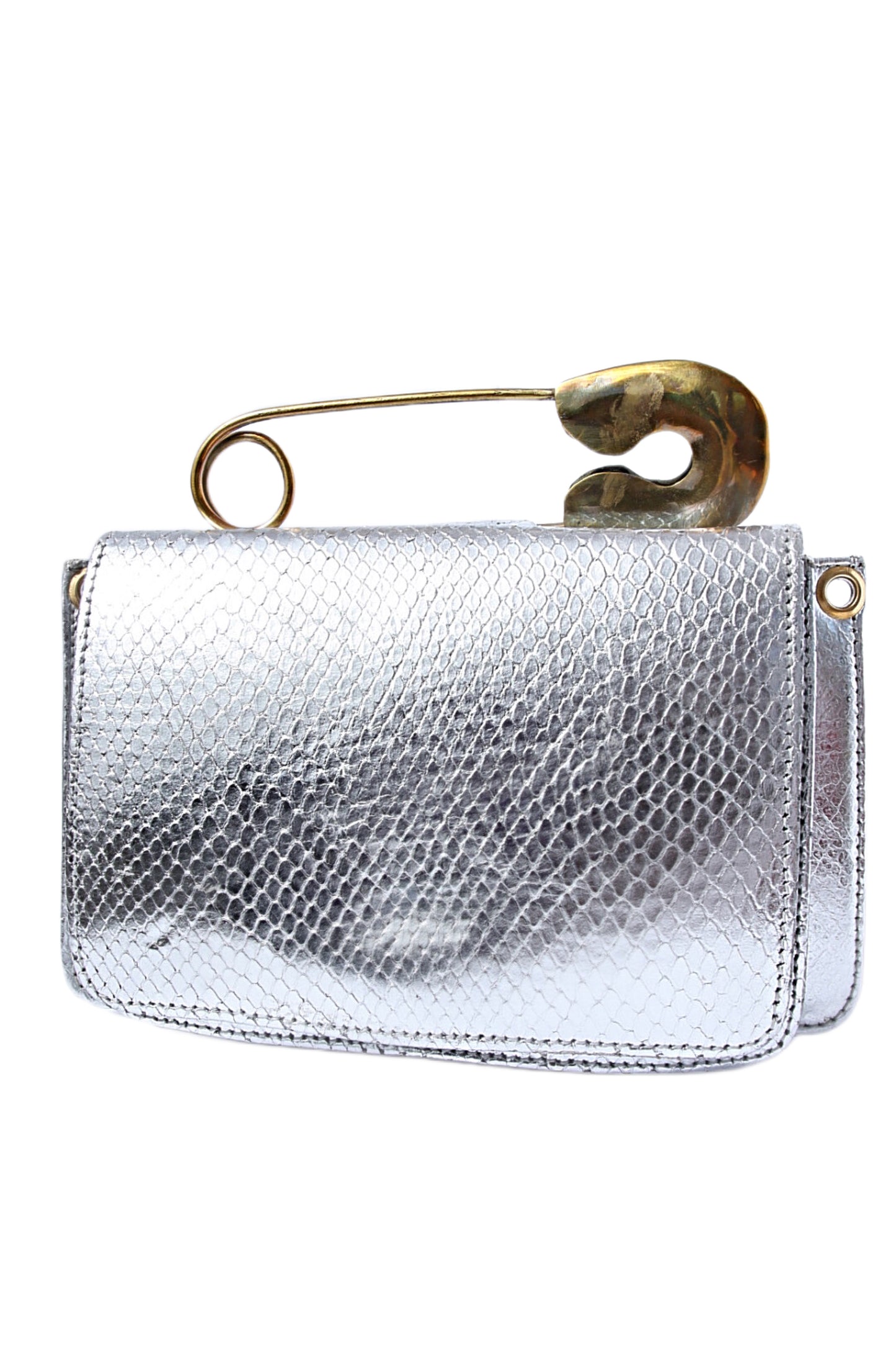 Mini Pingu Metallic Leather Purse