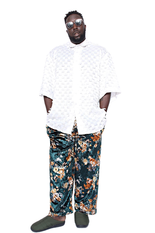 Pere Khouma Floral Velour Joggers