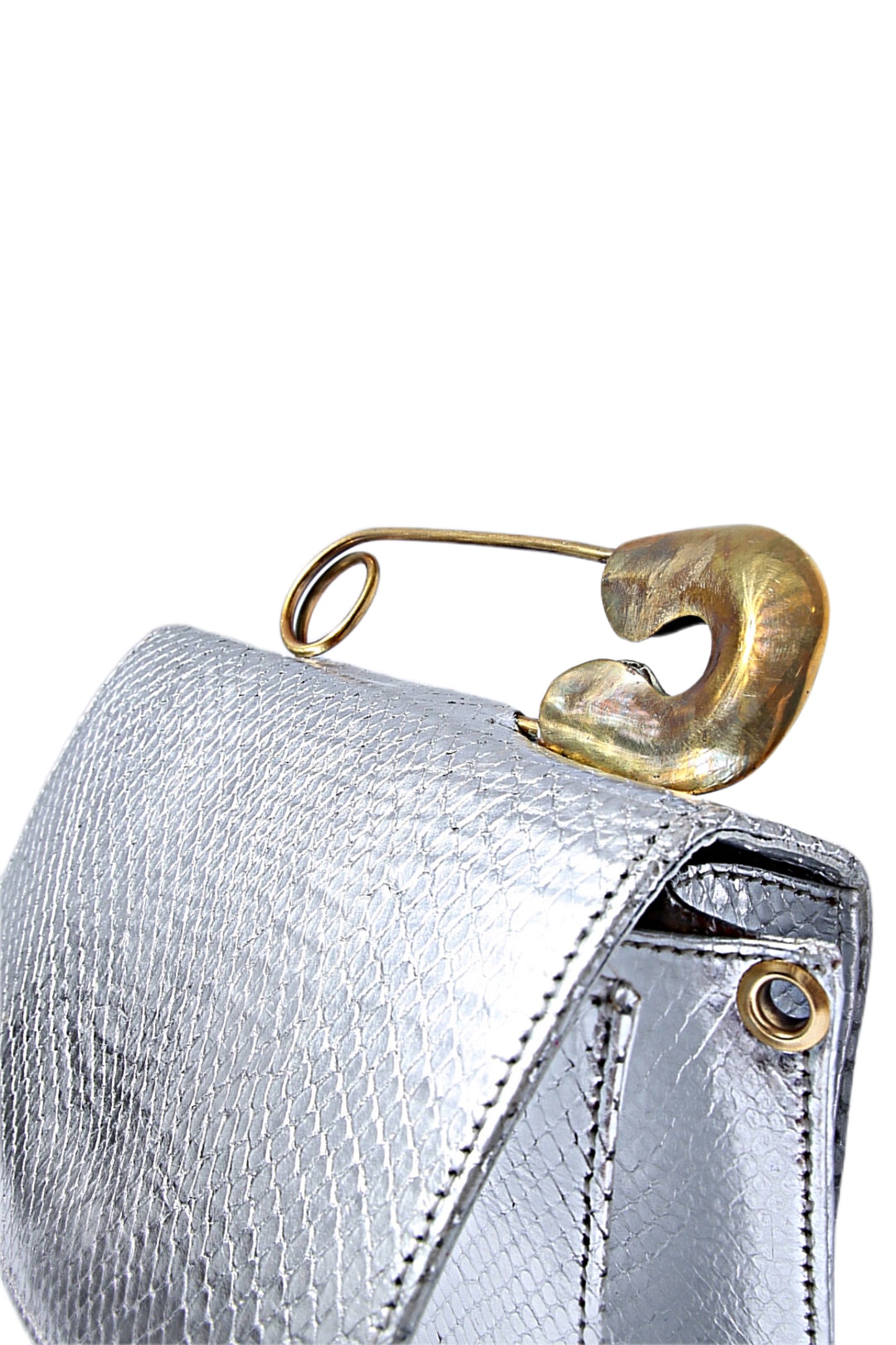 Mini Pingu Metallic Leather Purse